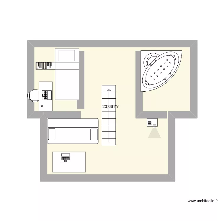 yoyo. Plan de 1 et 24 m² yoyo. Plan de 1 et 24 m²