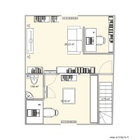 2 bureaux meubles existants accès garage 2