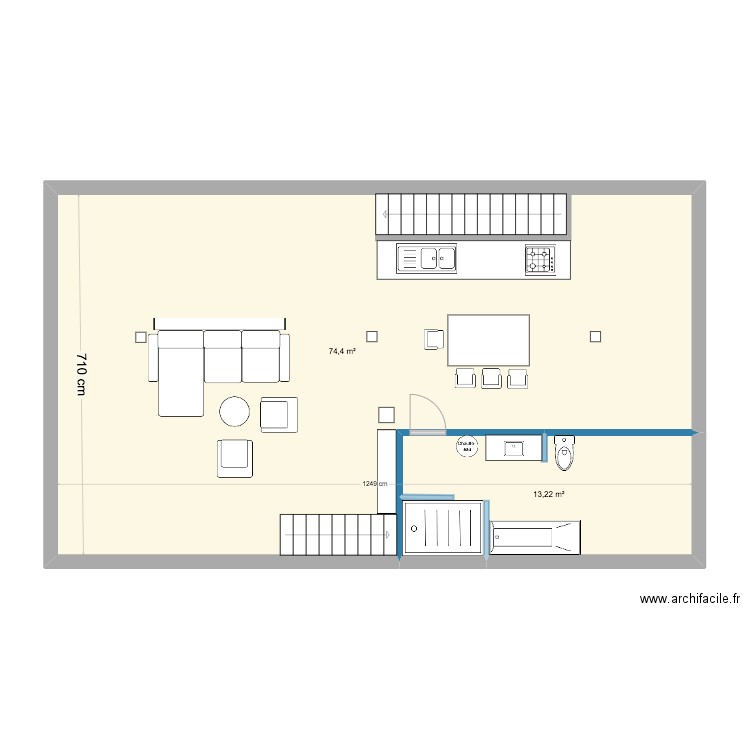 Cramans combles QRIS. Plan de 0 pièce et 0 m2