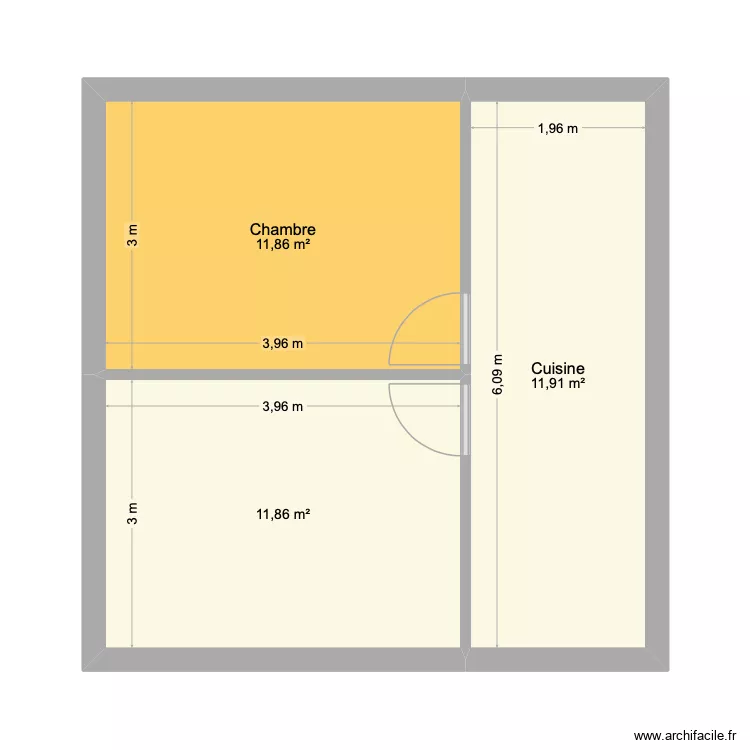 MARIGNALE Hélène. Plan de 3 et 36 m² MARIGNALE Hélène. Plan de 3 et 36 m²
