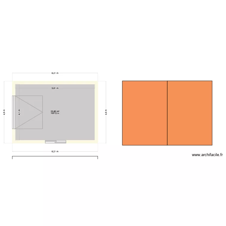 garage07042026 2. Plan de 1  et 24 m²