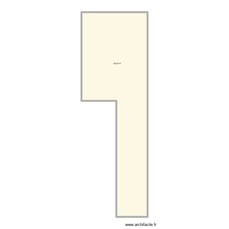jerome. Plan de 1  et 62 m²
