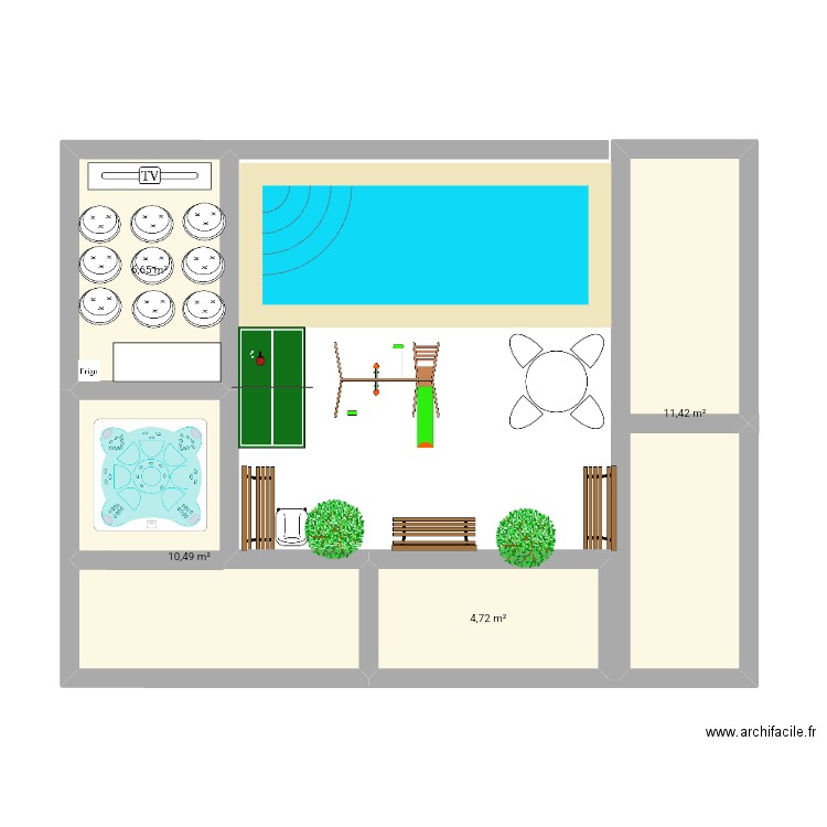 Atenea. Plan de 0 pièce et 0 m2
