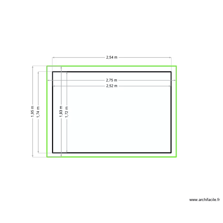 IMPLANTATION LOCAL TECHNIQUE SUR DALLE. Plan de 