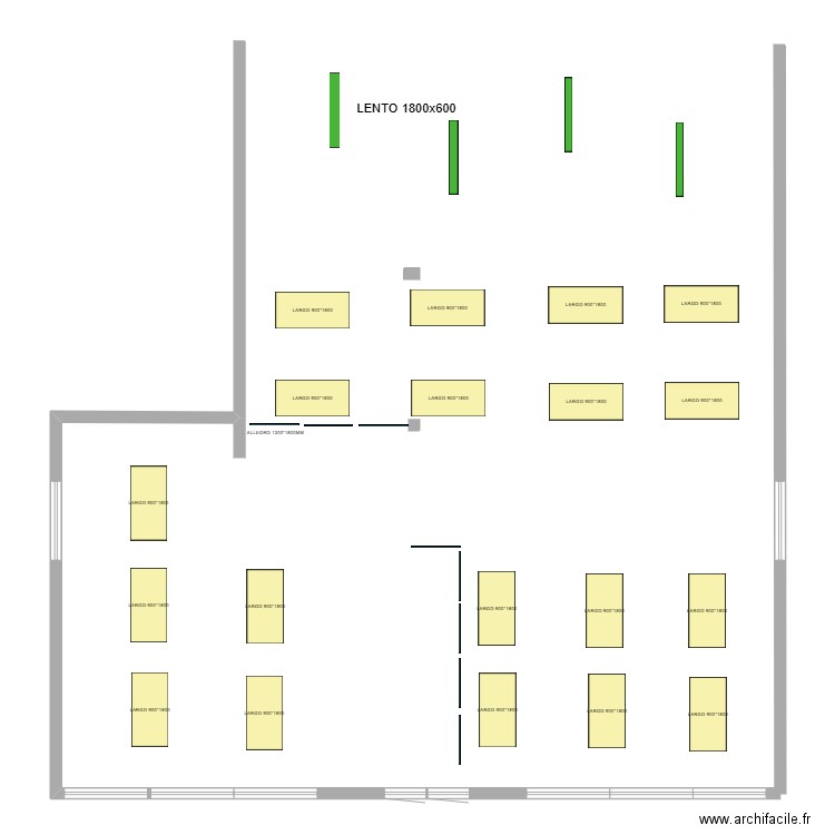 BOUFFEMONT CANTINE 3. Plan de 0 pièce et 0 m2