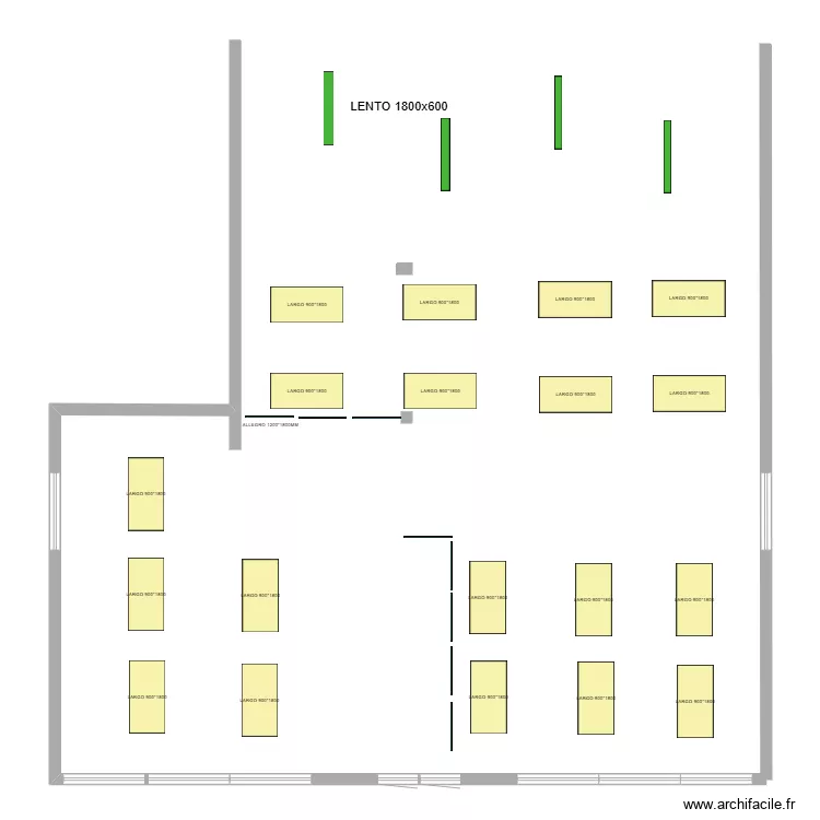 BOUFFEMONT CANTINE 3. Plan de 