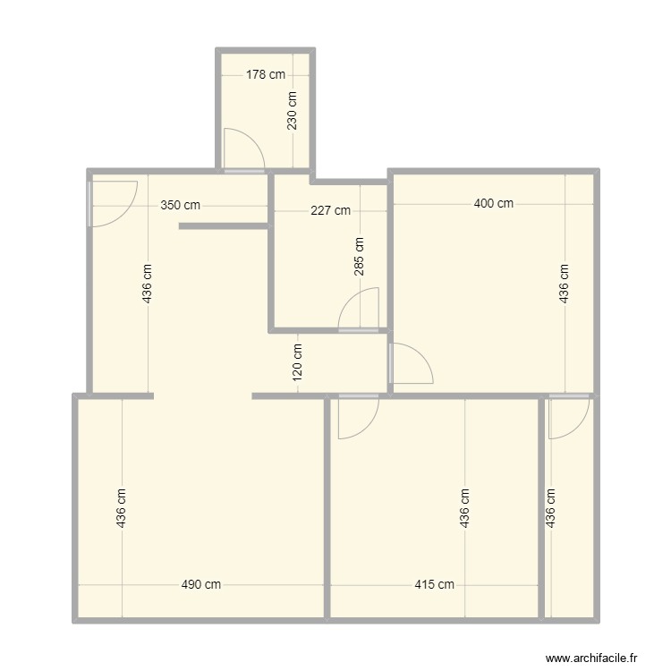 appart papa. Plan de 0 pièce et 0 m2