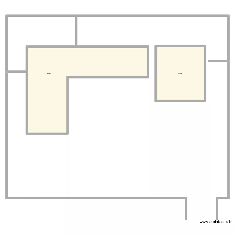 maison 2. Plan de 2  et 195 m²