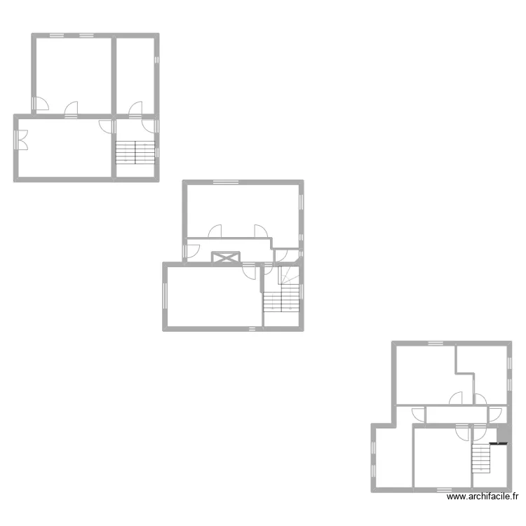Maison CINIER. Plan de 