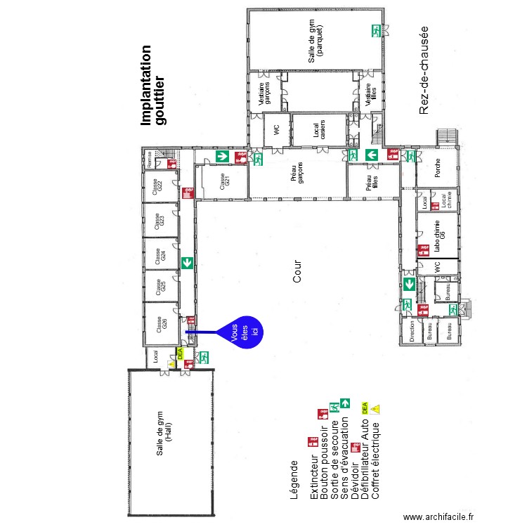 Gouttier RDC 3. Plan de 0 pièce et 0 m2