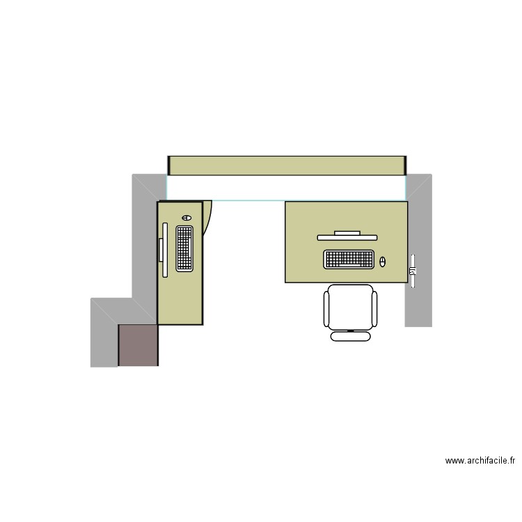 plan accueil CCAS bouguenais. Plan de 0 pièce et 0 m2