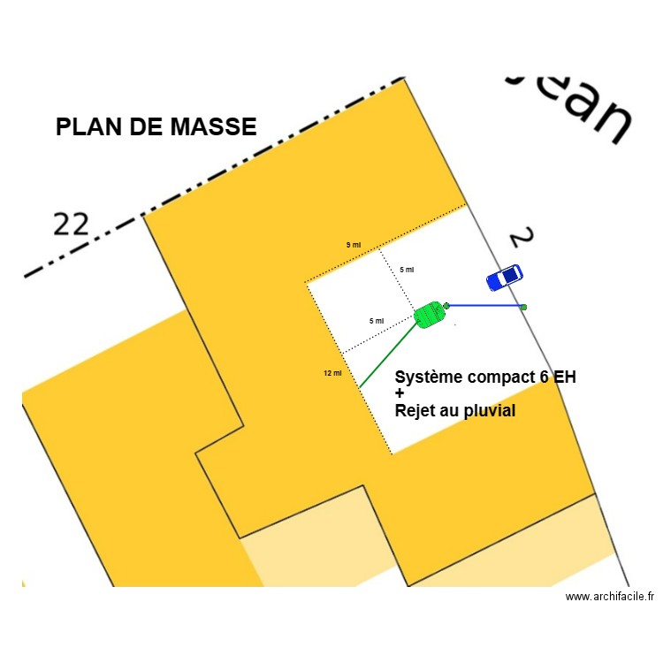 BORDE-MARTIN. Plan de 0 pièce et 0 m2