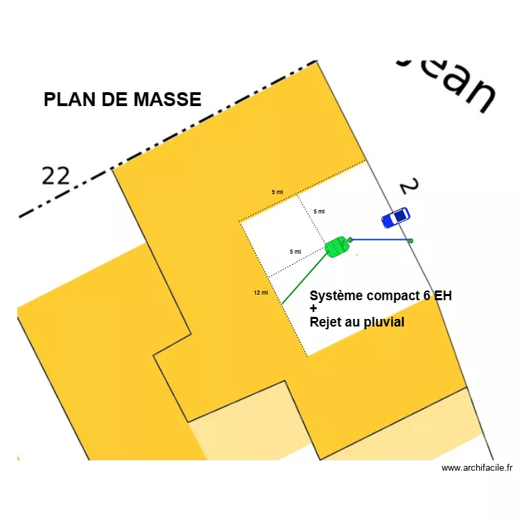 BORDE-MARTIN. Plan de BORDE-MARTIN. Plan de