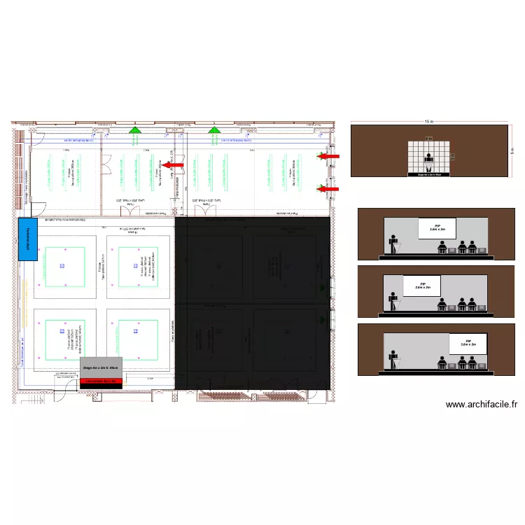 implantation inter Azerbaidjan. Plan de implantation inter Azerbaidjan. Plan de