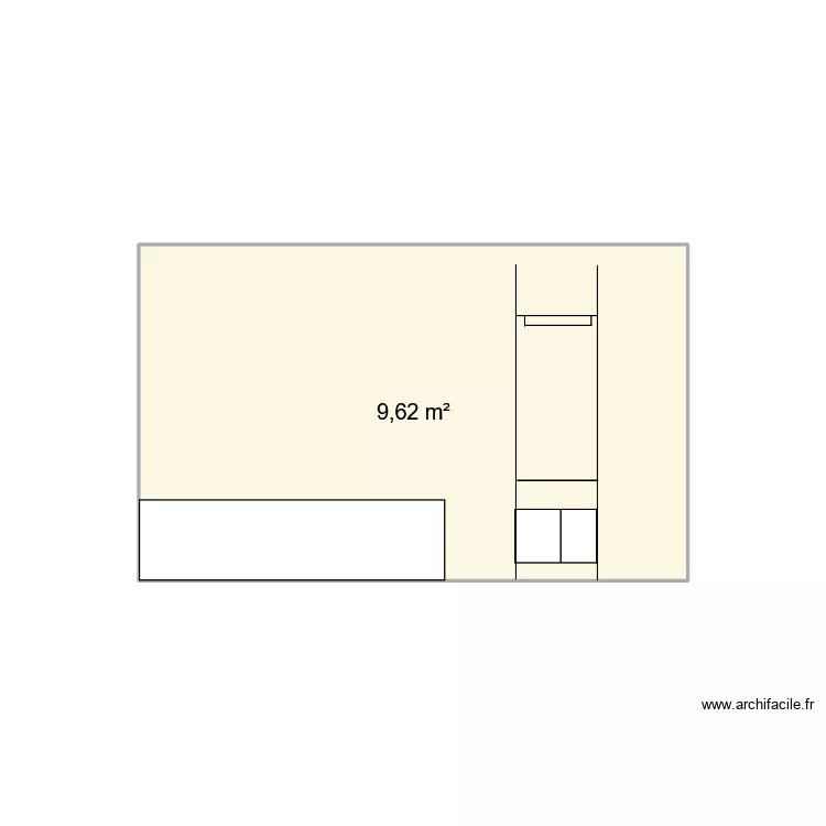 chambre 2 mur ouest. Plan de chambre 2 mur ouest. Plan de