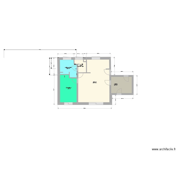 Tybo 3. Plan de 11 pièces et 201 m2