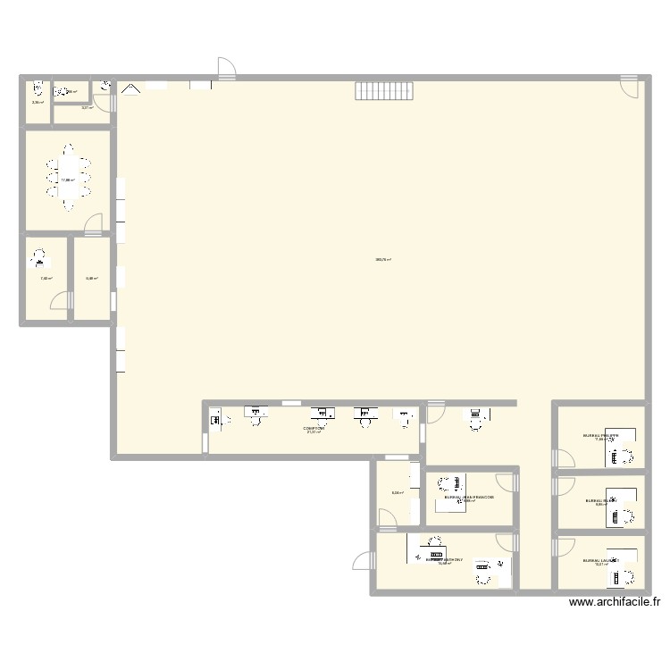 magasin. Plan de 0 pièce et 0 m2