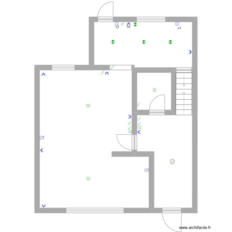maison papa. Plan de 0 pièce et 0 m2