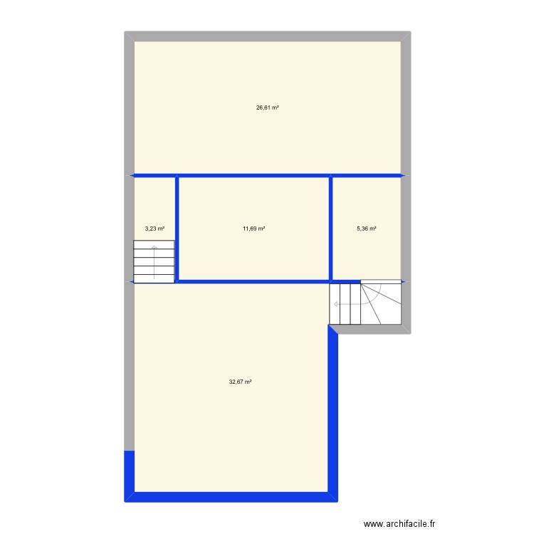 vincent. Plan de 5 pièces et 80 m2