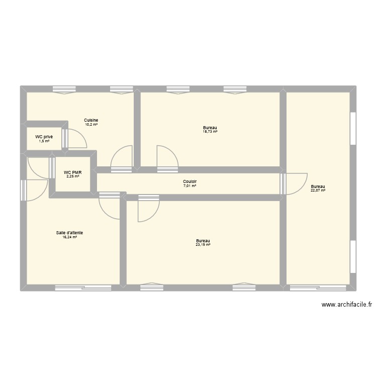 Maison Franquevillette Verte Projeté 2. Plan de 8 pièces et 101 m2