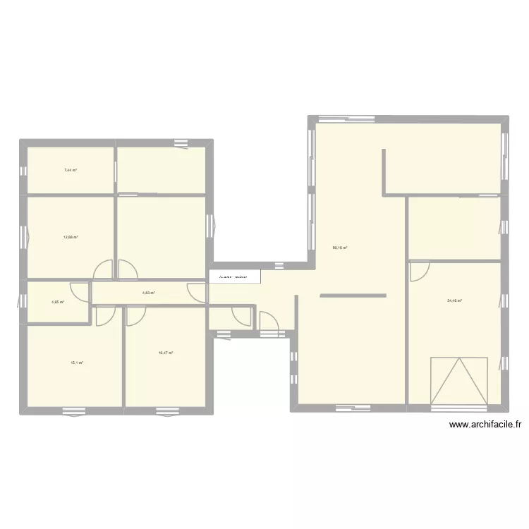plan du 07/05/2026. Plan de 8  et 186 m²