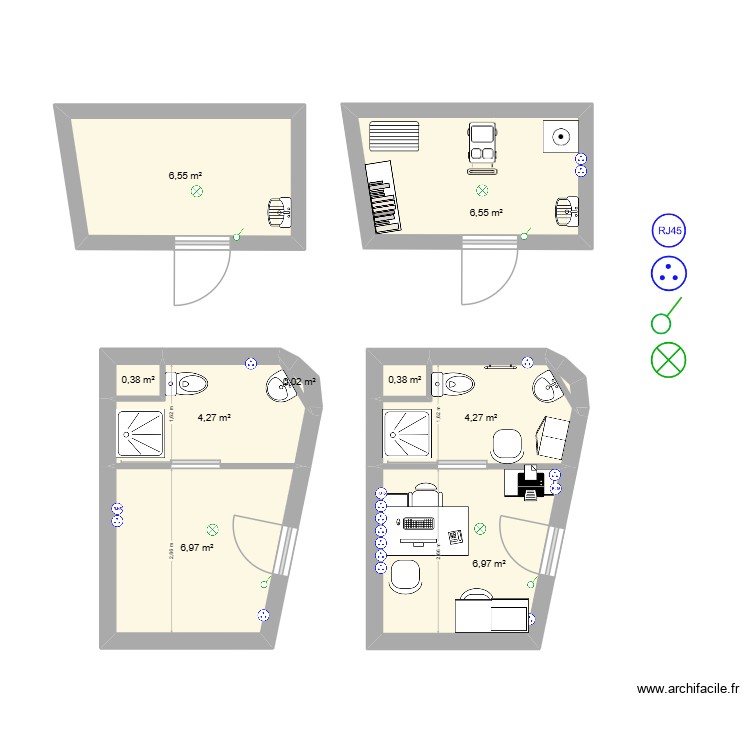 Loge doce Via. Plan de 0 pièce et 0 m2