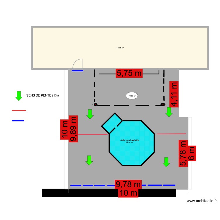 plan Claude. Plan de 0 pièce et 0 m2