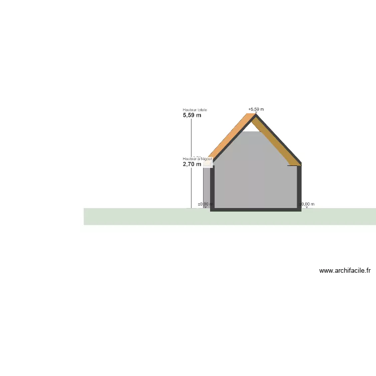 plan test. Plan de 1 Pièce et 23 m² plan test. Plan de 1 Pièce et 23 m²