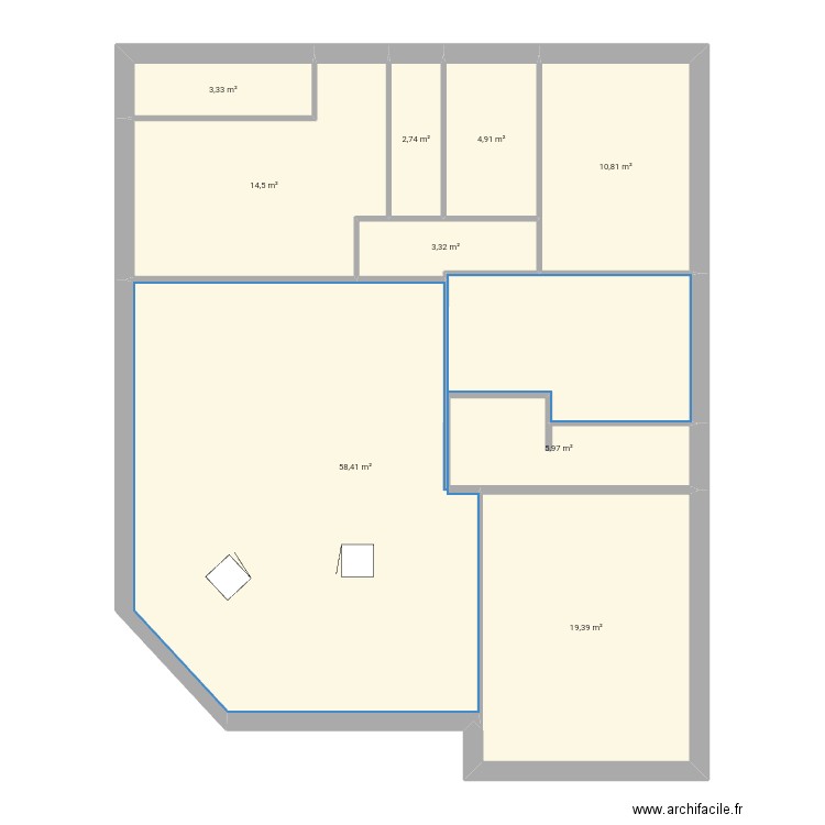 Le fauga 2. Plan de 0 pièce et 0 m2