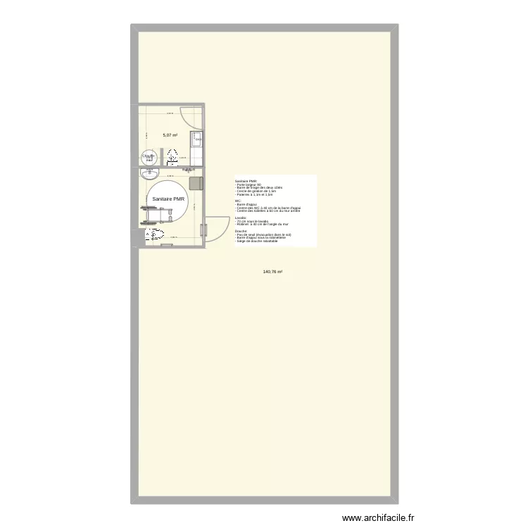 lectoure. Plan de 4 Pièces et 152 m²