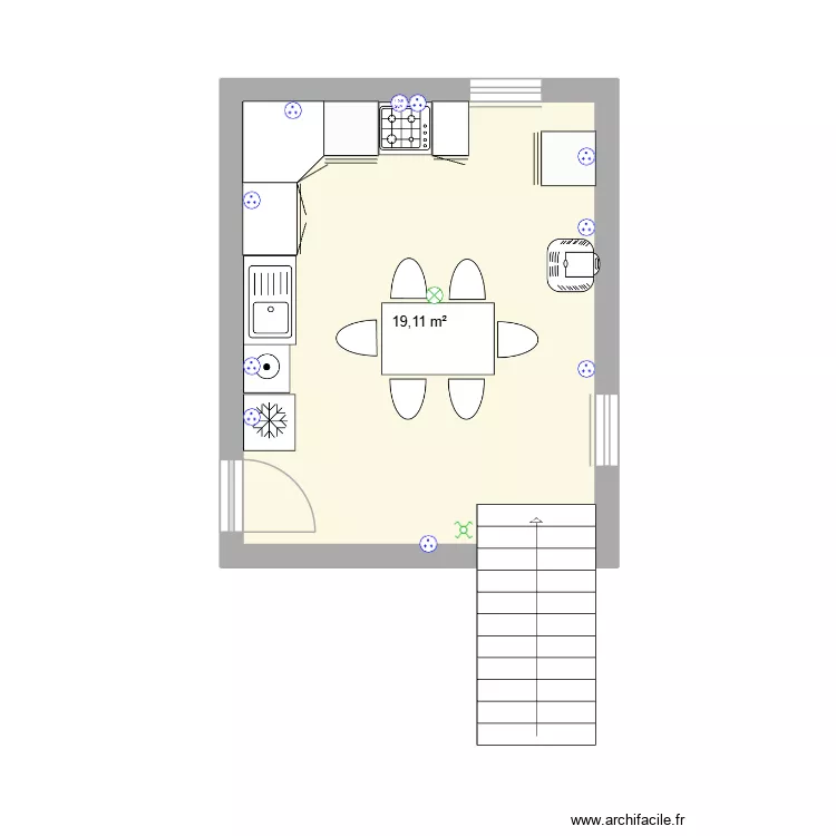 bera italie 2 etage escalier plus cuisine. Plan de 1 et 19 m² bera italie 2 etage escalier plus cuisine. Plan de 1 et 19 m²