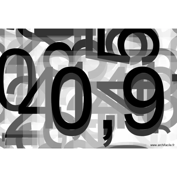 Peupliers 1er &eacute;tage. Plan de 12 pièces et 87 m²