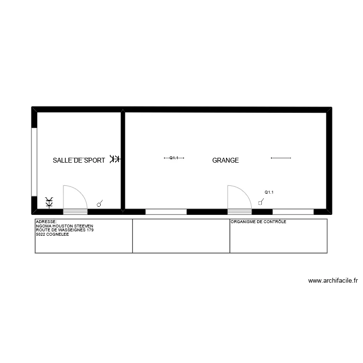 NAYO GRANGE. Plan de 