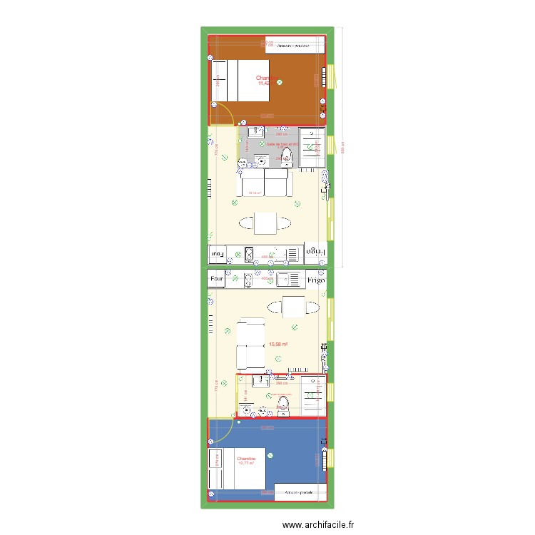 plan fabre. Plan de 0 pièce et 0 m2