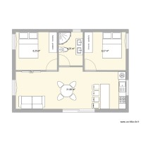 bungalow 2 chambre 40 m2