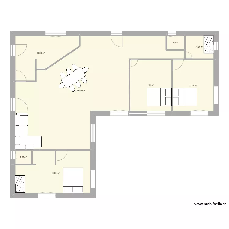 Suit'Dream maison. Plan de 