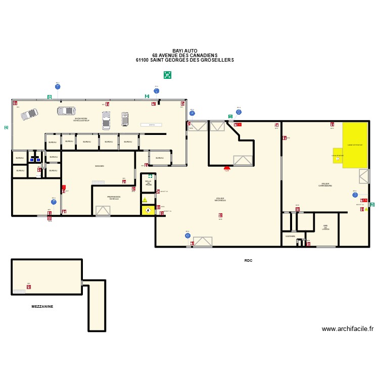 BAYI AUTO FLERS. Plan de 0 pièce et 0 m2