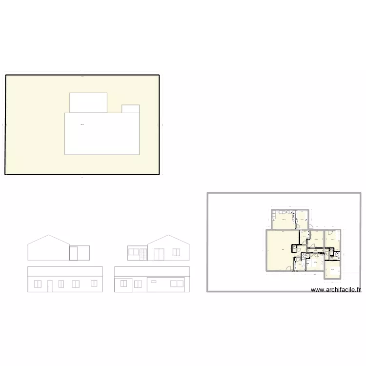 Plan demande 3 modification garage. Plan de 