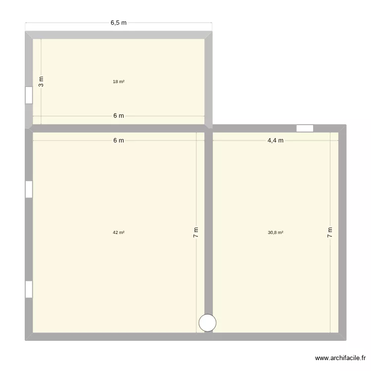Combles. Plan de 0 pièce et 0 m2 Combles. Plan de 0 pièce et 0 m2