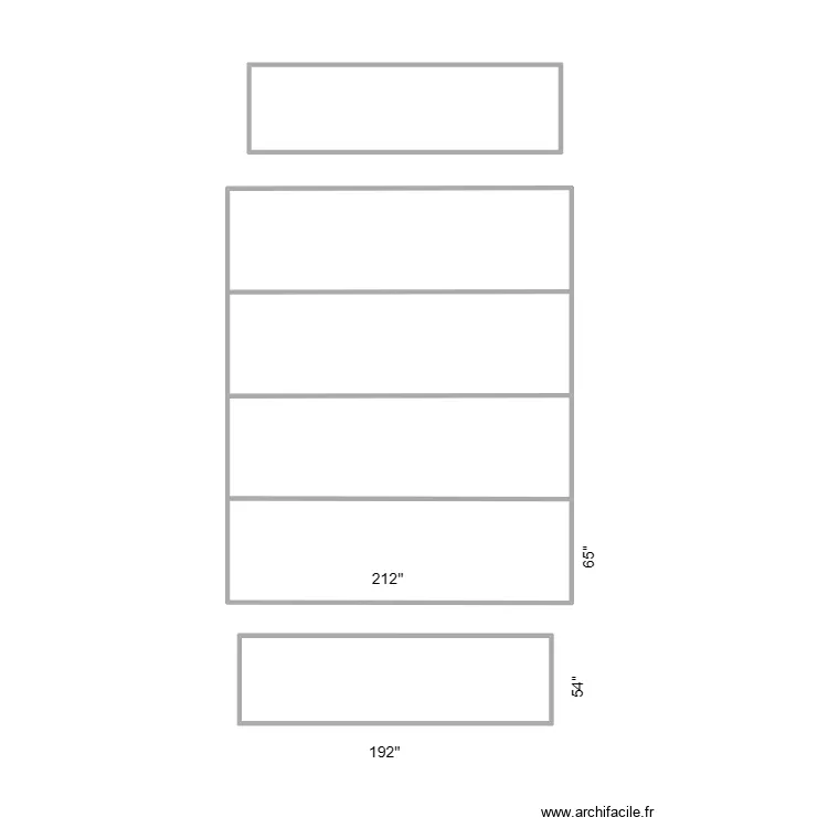 Surface de toit. Plan de 