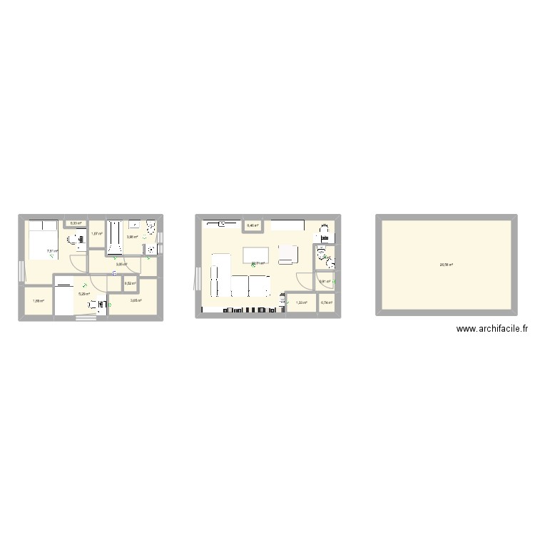 Cham 2ème rénov autre. Plan de 0 pièce et 0 m2