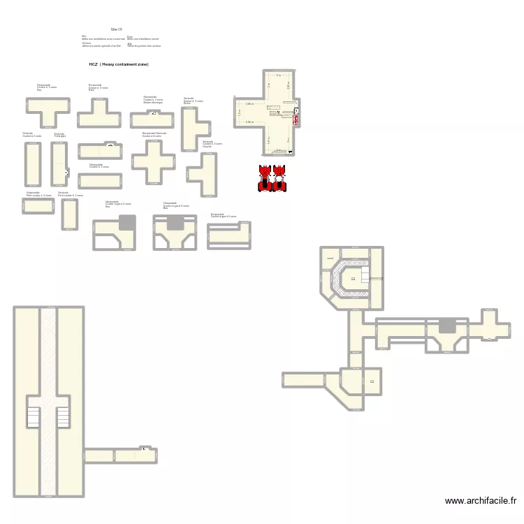 HCZ Site-19. Plan de 
