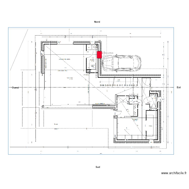 Blanc RDC. Plan de 0 pièce et 0 m2