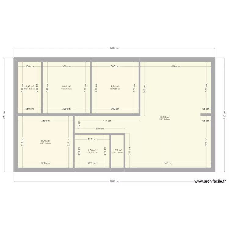 Maison type T4 - 78.98 m2. Plan de Maison type T4 - 78.98 m2. Plan de