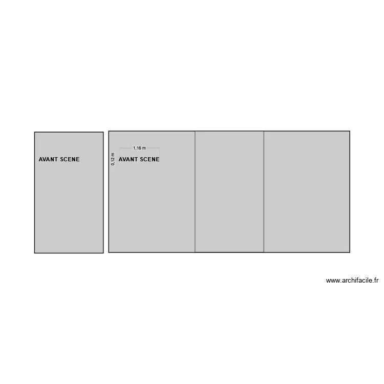 elevation avec logo. Plan de 