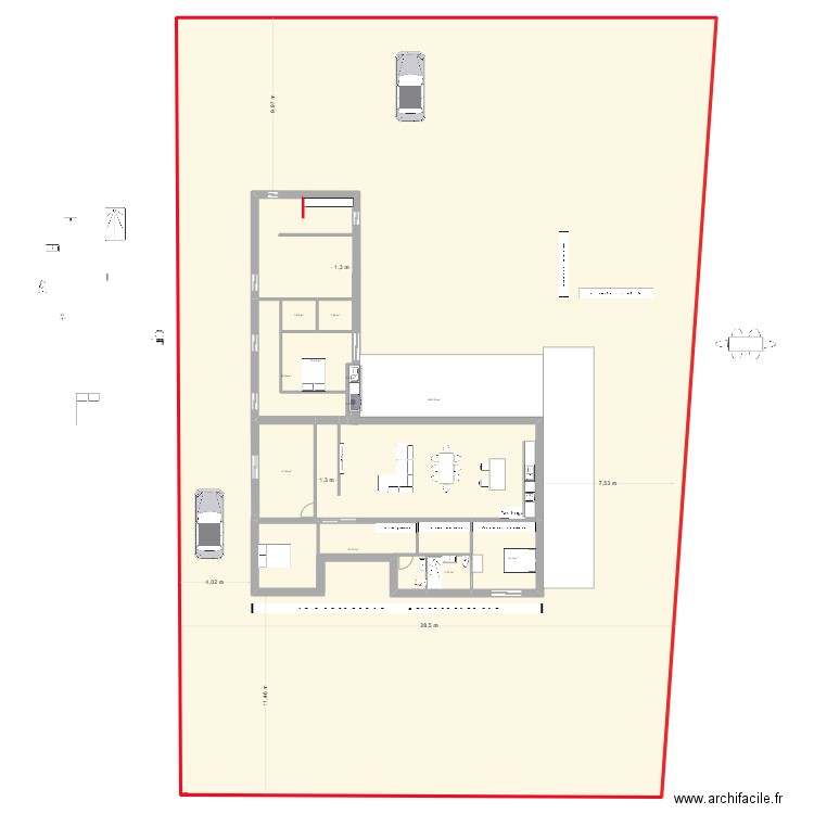 planta  cernache 2. Plan de 11 pièces et 1435 m2