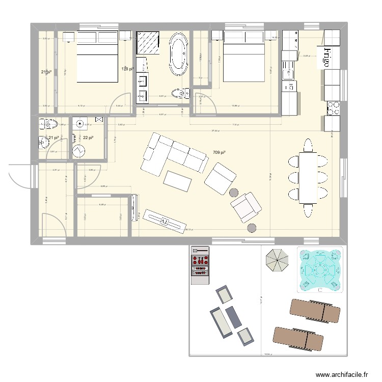 Appart Kiki3. Plan de 0 pièce et 0 m2