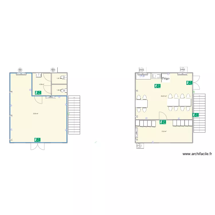 La Poste Combani. Plan de 