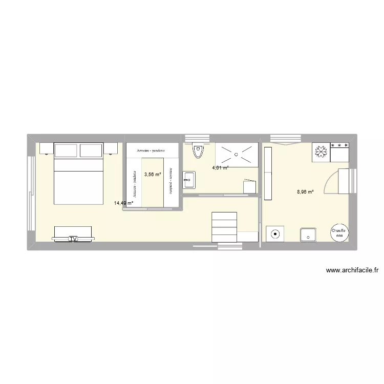 Plan 3. Plan de 4 et 31 m² Plan 3. Plan de 4 et 31 m²