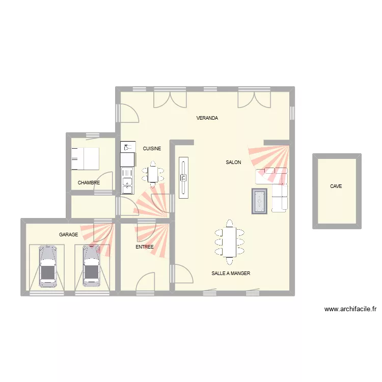 plan voisin gallee. Plan de 6  et 83 m²